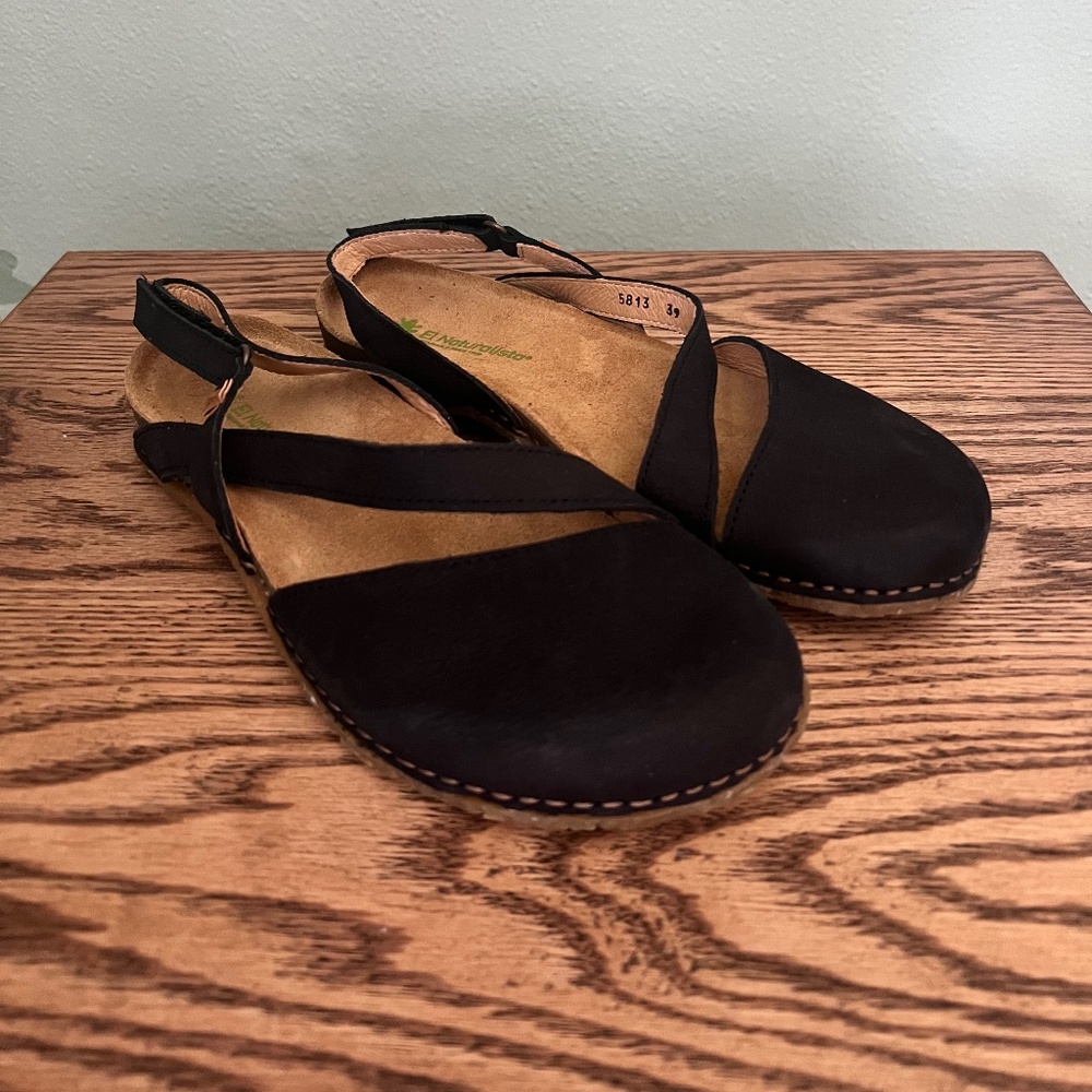 El  Naturalista Panglao Pleasant Black Size 39 EU Brand New